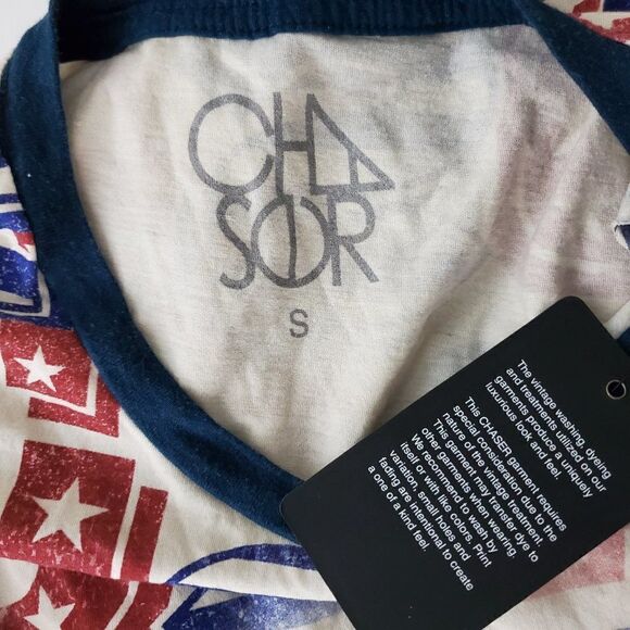 CHASER Tank Top USA America S NWT - Picture 5 of 6